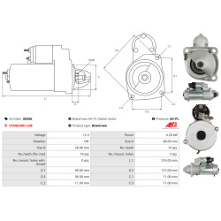 Startmotor Komatsu WB97S-5_1