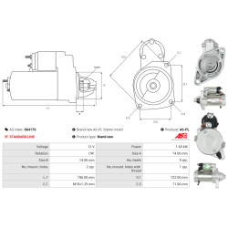Startmotor Toyota MATRIX (_E14_)_1