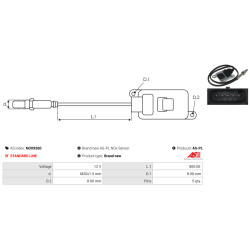 Capteur NOx MERCEDES-BENZ E-CLASS T-Model (S212)_1